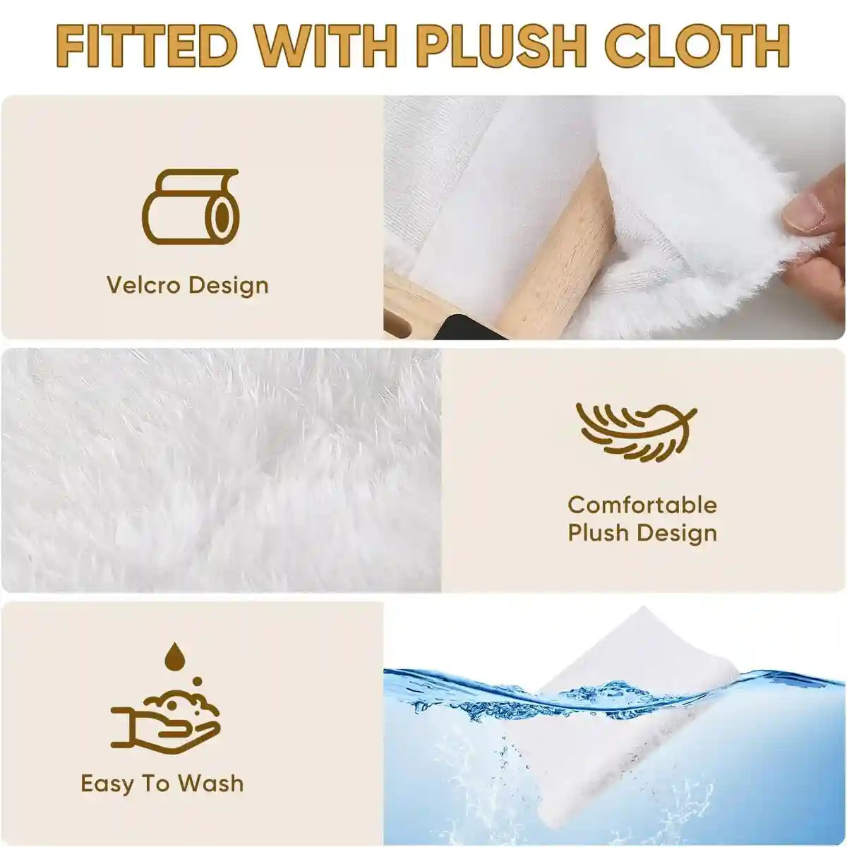 Wooden Cat Hammock Window Perch Comfortable Indoor Bed For Cats