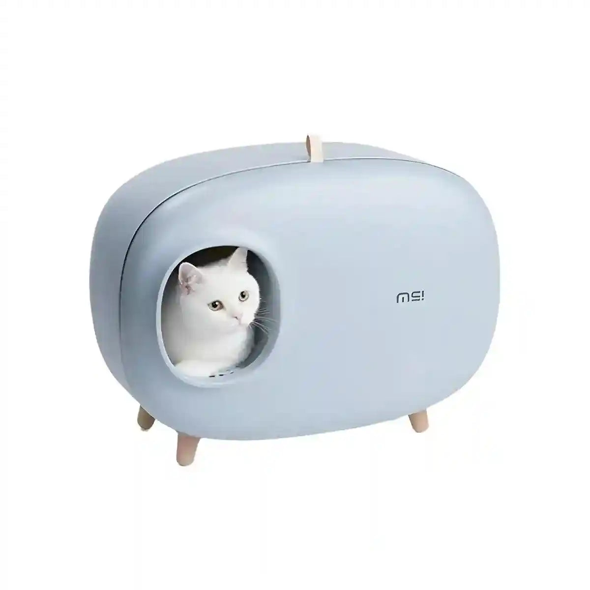 Makesure Cat Litter Box Semi-closed Cat Supplies Cat Toilet Drawer Large Cat Litter Box