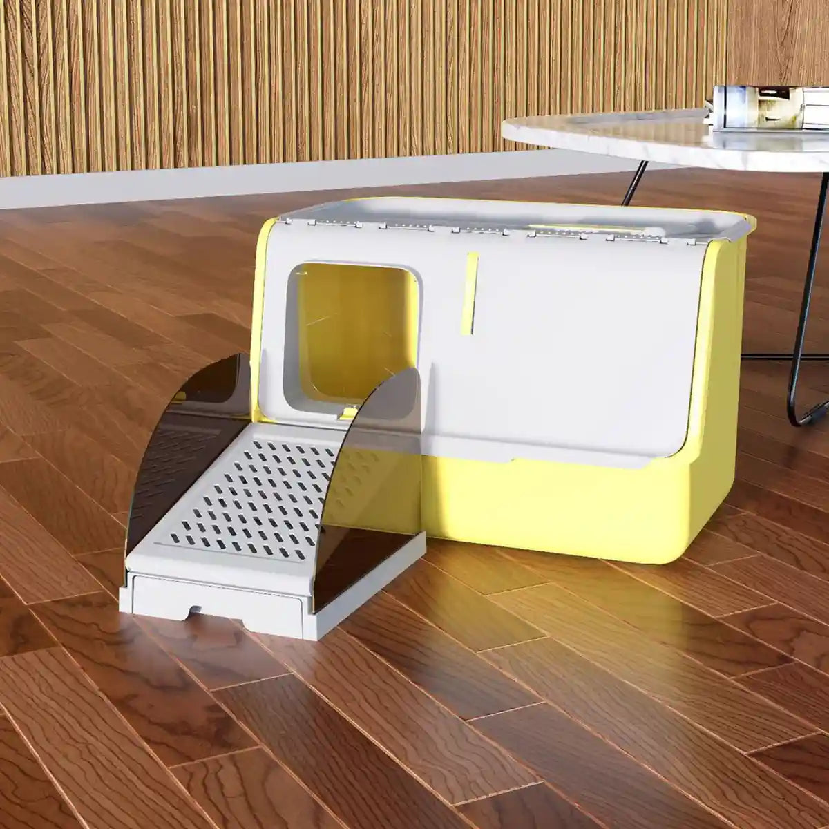 Cat Litter Box Ramp Adjustable Anti-Tracking
