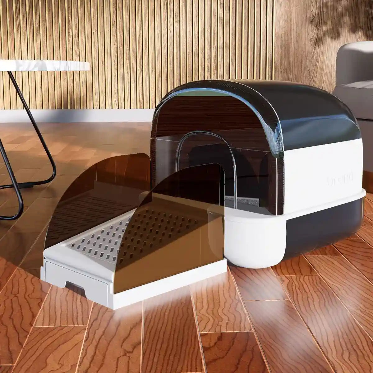 Cat Litter Box Ramp Adjustable Anti-Tracking