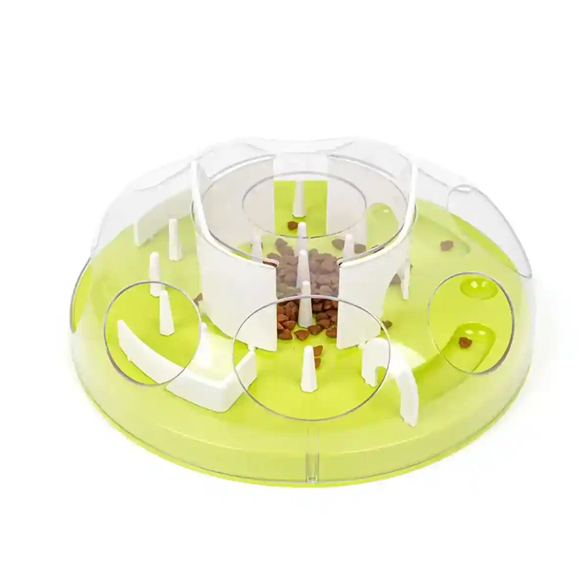 Interactive Slow Feeder Cat Bowl with Maze Design for Healthy Eating