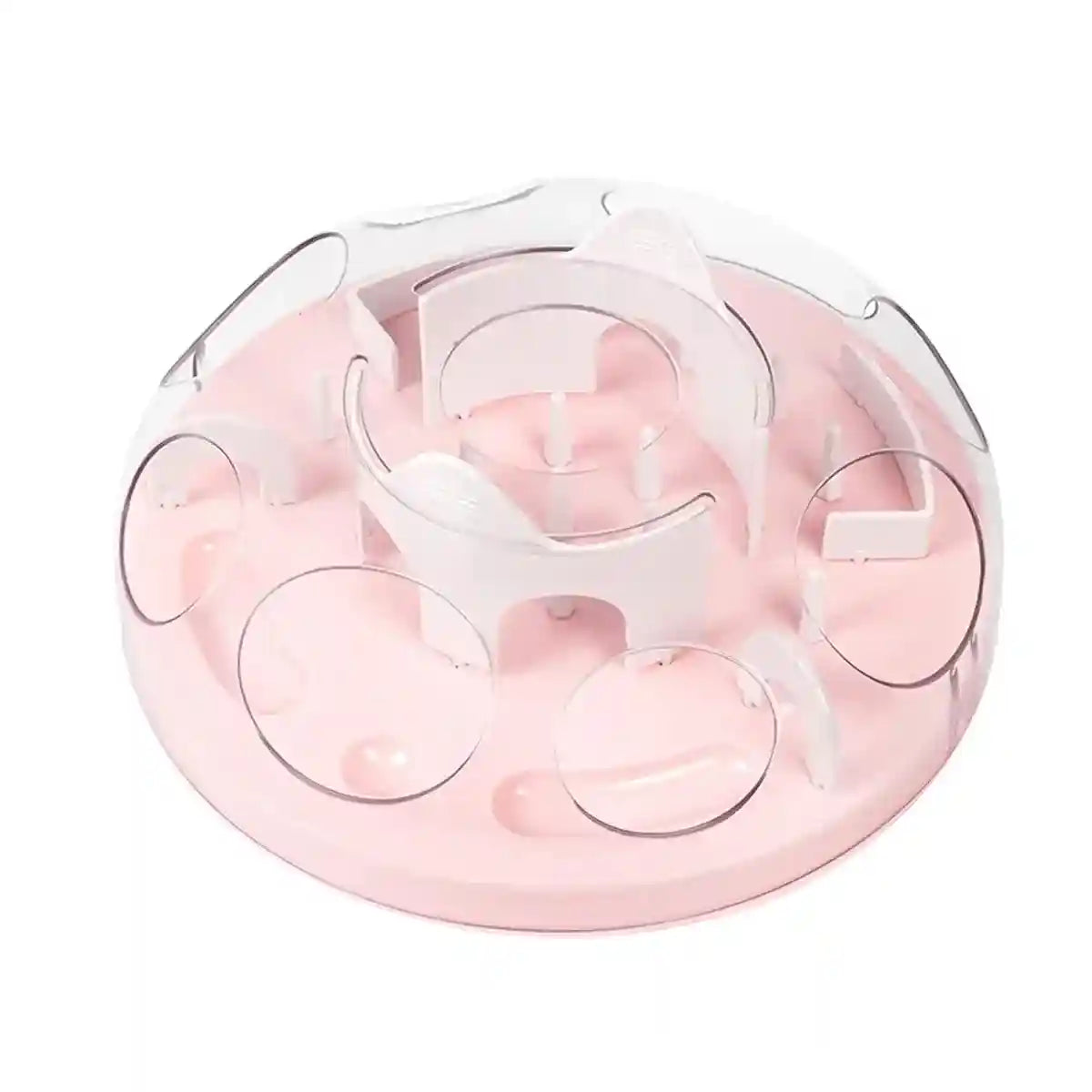 Interactive Slow Feeder Cat Bowl with Maze Design for Healthy Eating