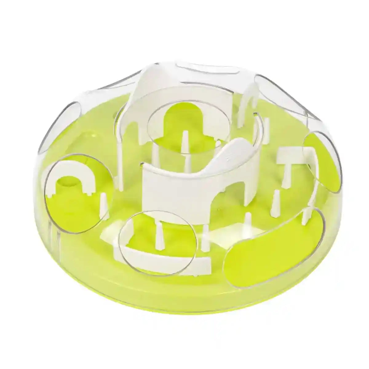 Interactive Slow Feeder Cat Bowl with Maze Design for Healthy Eating