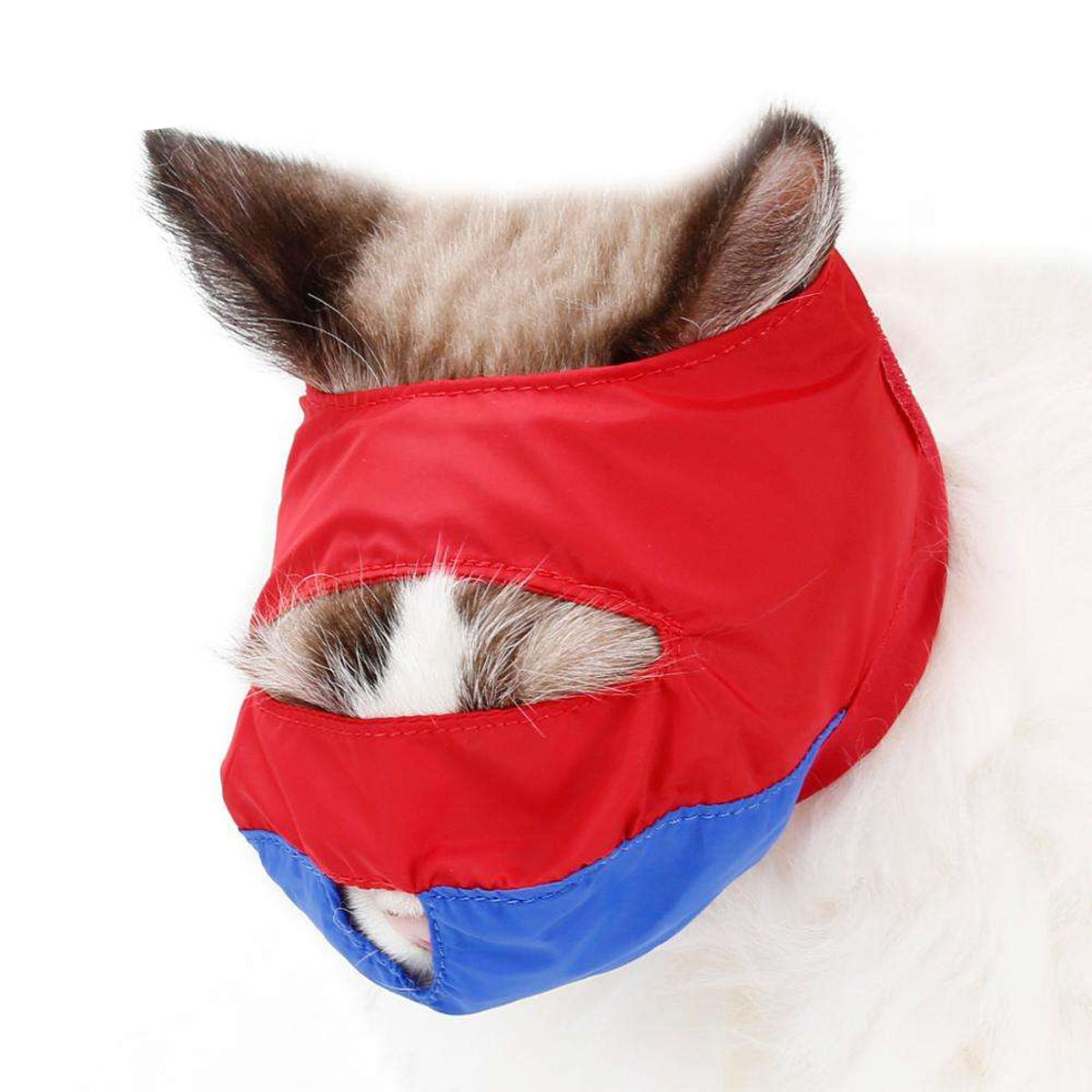 Cat Grooming Muzzle Adjustable Anti-Bite Grooming Mask