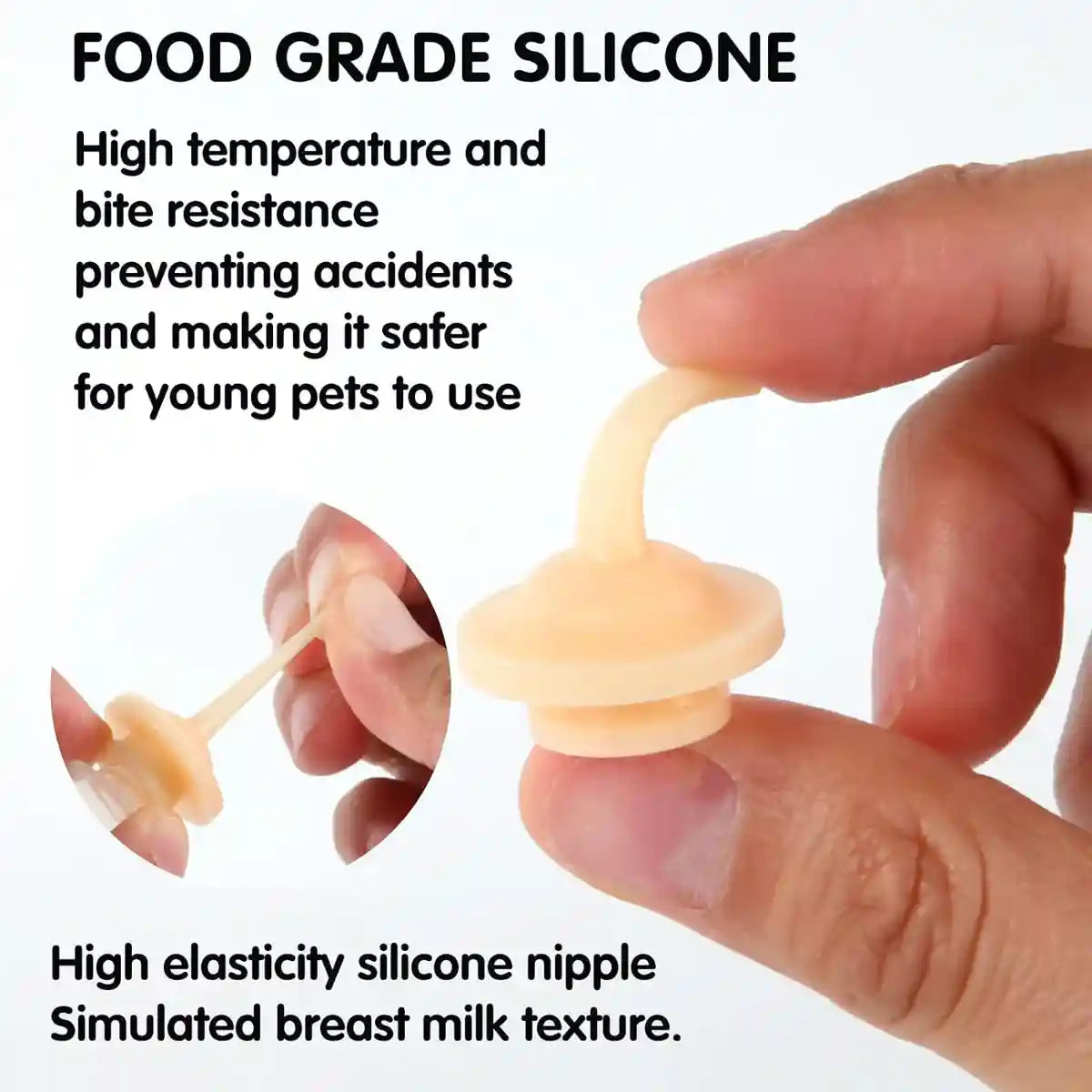 Kitten Puppy Pet Feeding Syringe Feeder Cat Dog Nursing Bottle with Pacifier