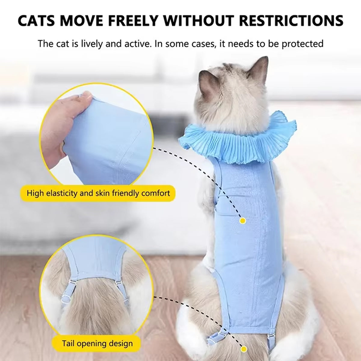 Cat Postoperative Recovery Suit