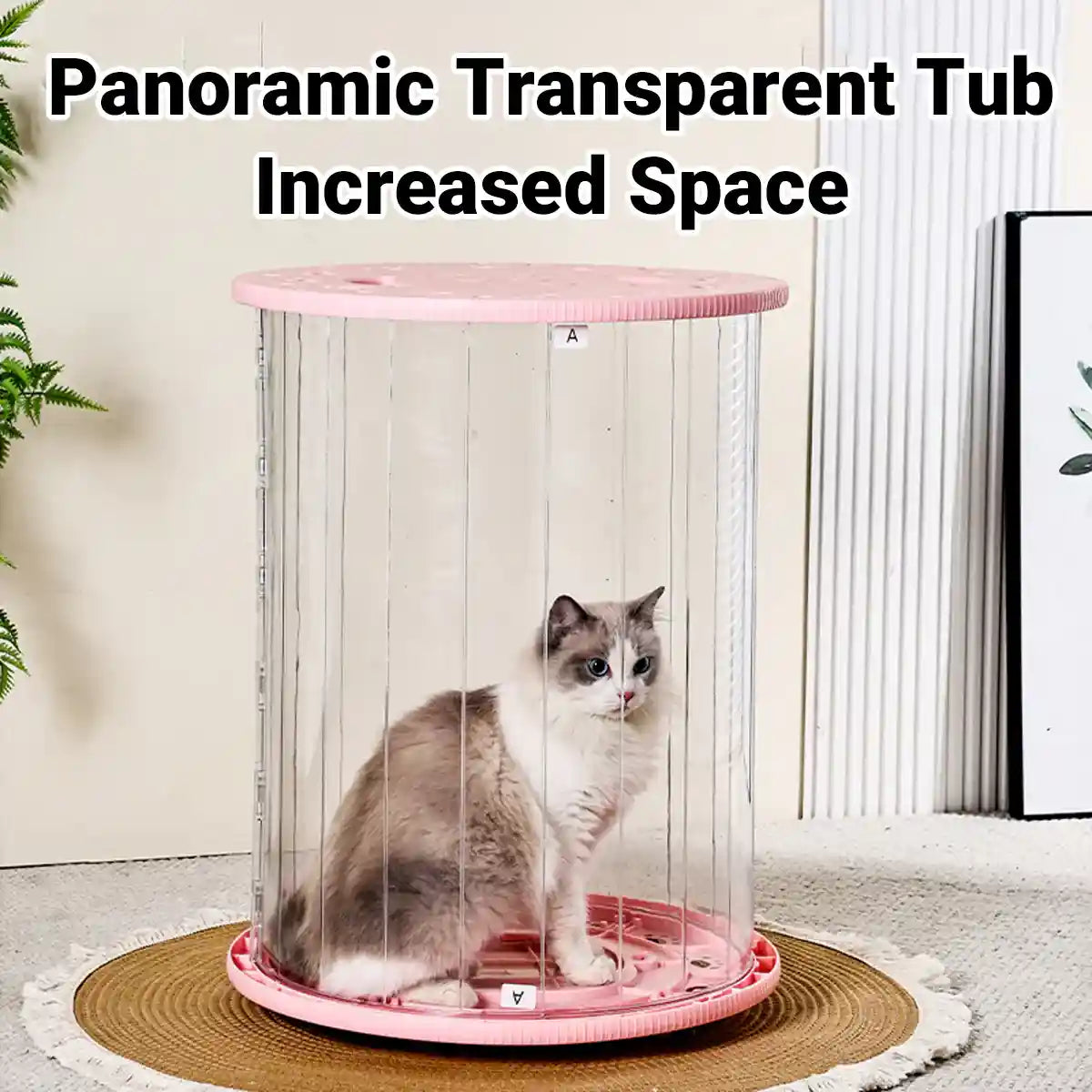 Cat Treadmill Outdoor Walking & Exercise Tunnel With Lockable Wheels