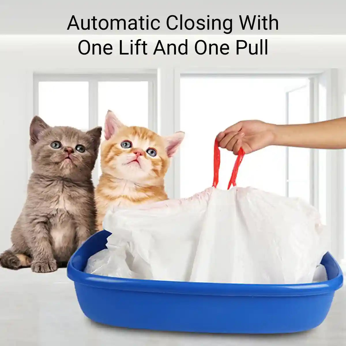 Drawstring Disposable Cat Litter Bag 10PCS (S/L)