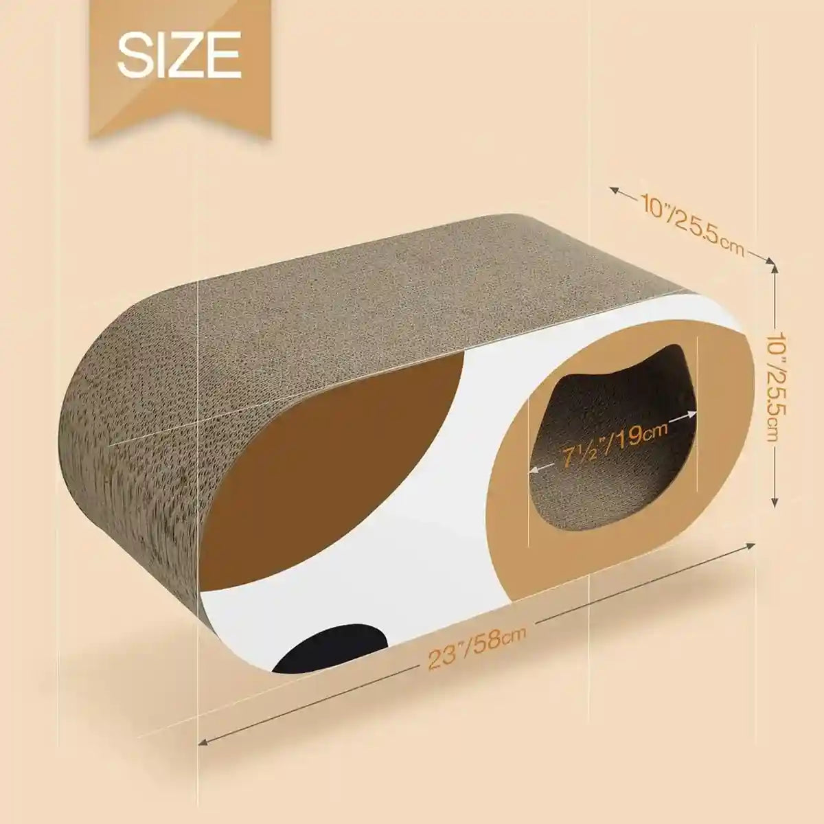 Tunnel Cat Scratching Board