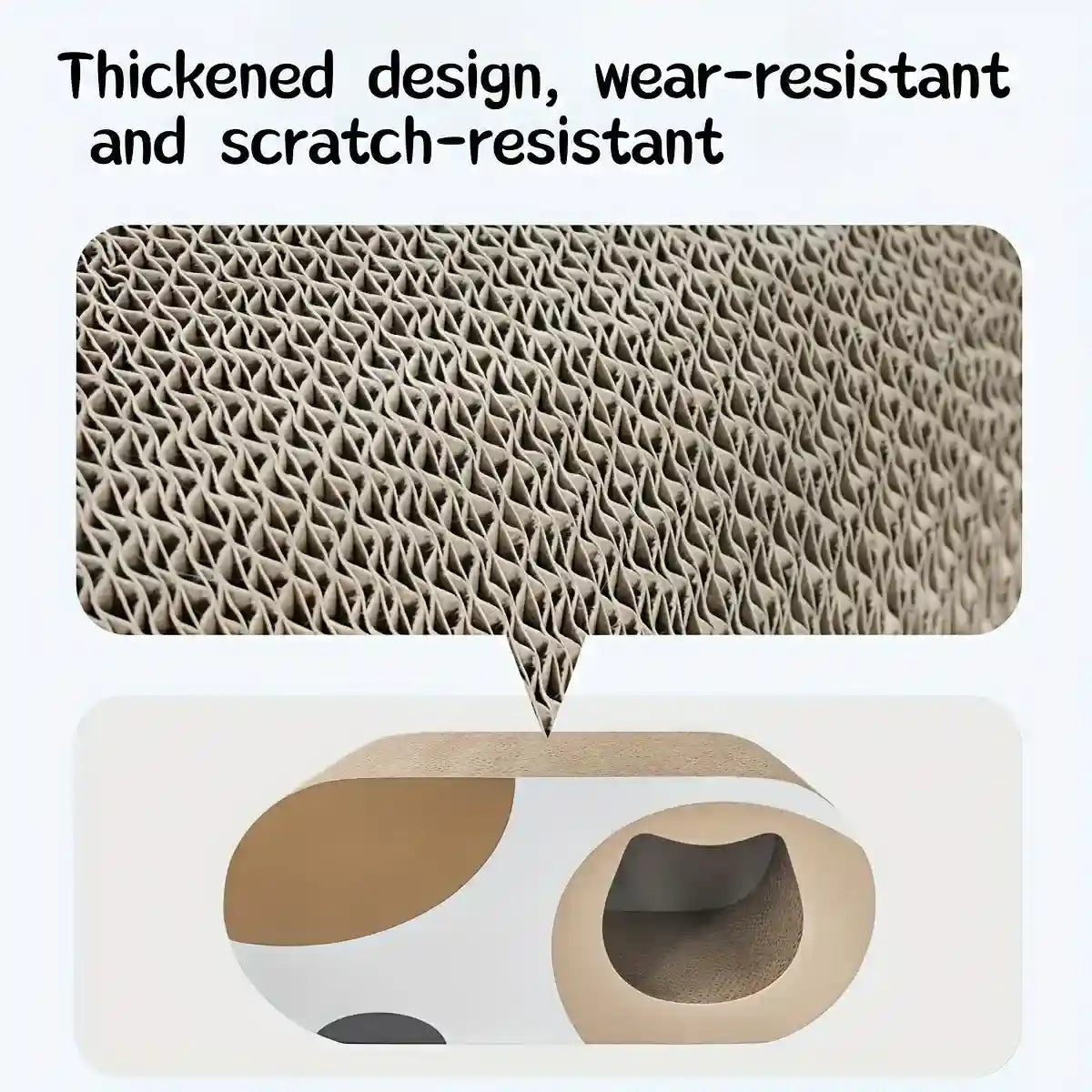 Tunnel Cat Scratching Board