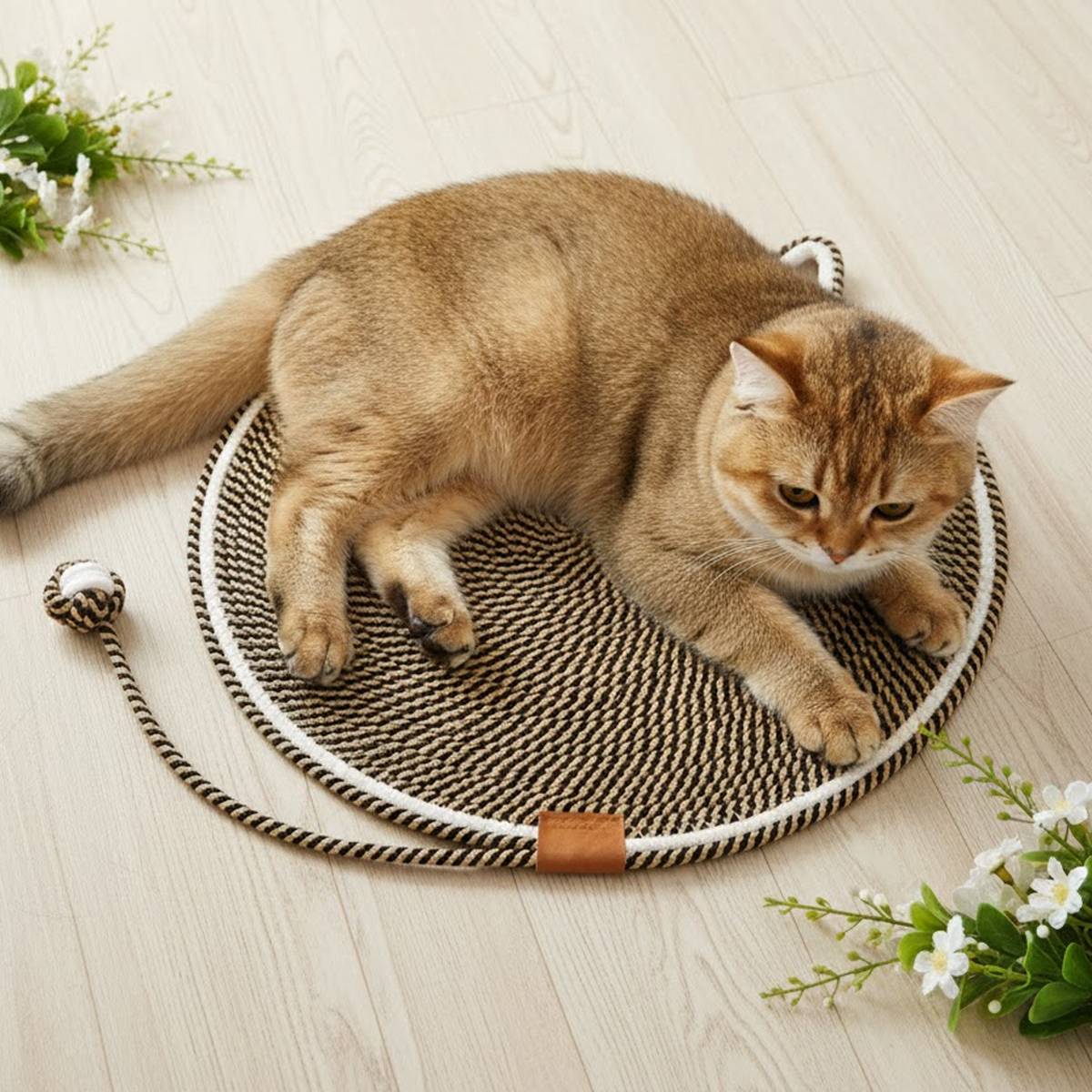Cotton Rope Cat Scratcher Mat