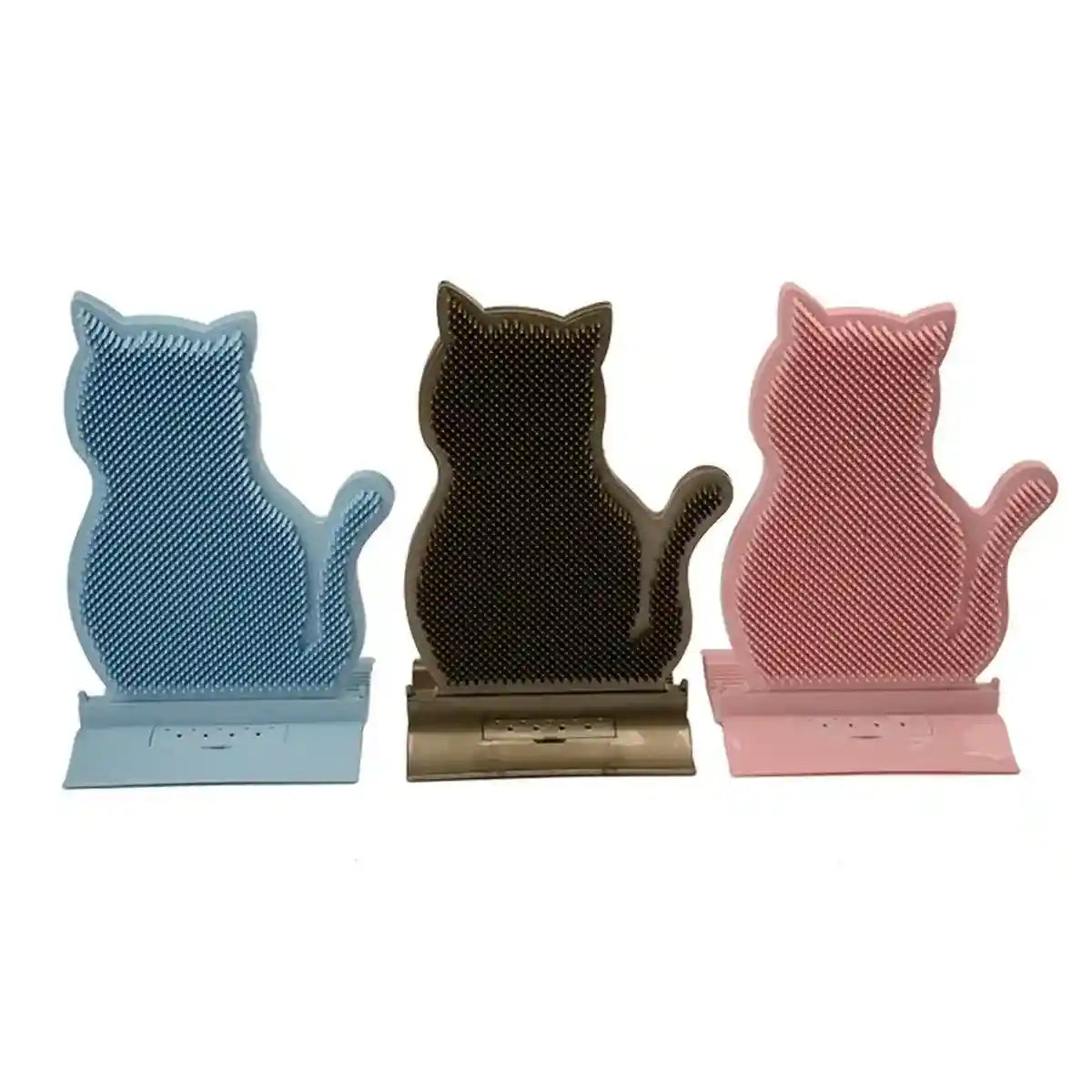 Self-Grooming Cat Hair Scraper Fixed Massage Brush for Shedding