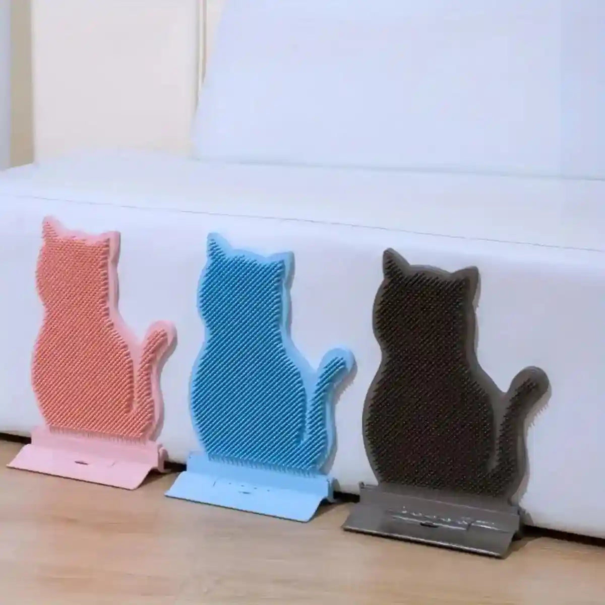 Self-Grooming Cat Hair Scraper Fixed Massage Brush for Shedding