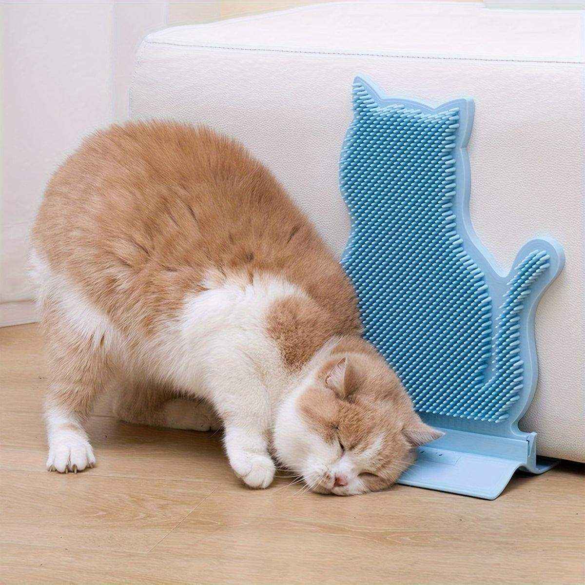 Self-Grooming Cat Hair Scraper Fixed Massage Brush for Shedding