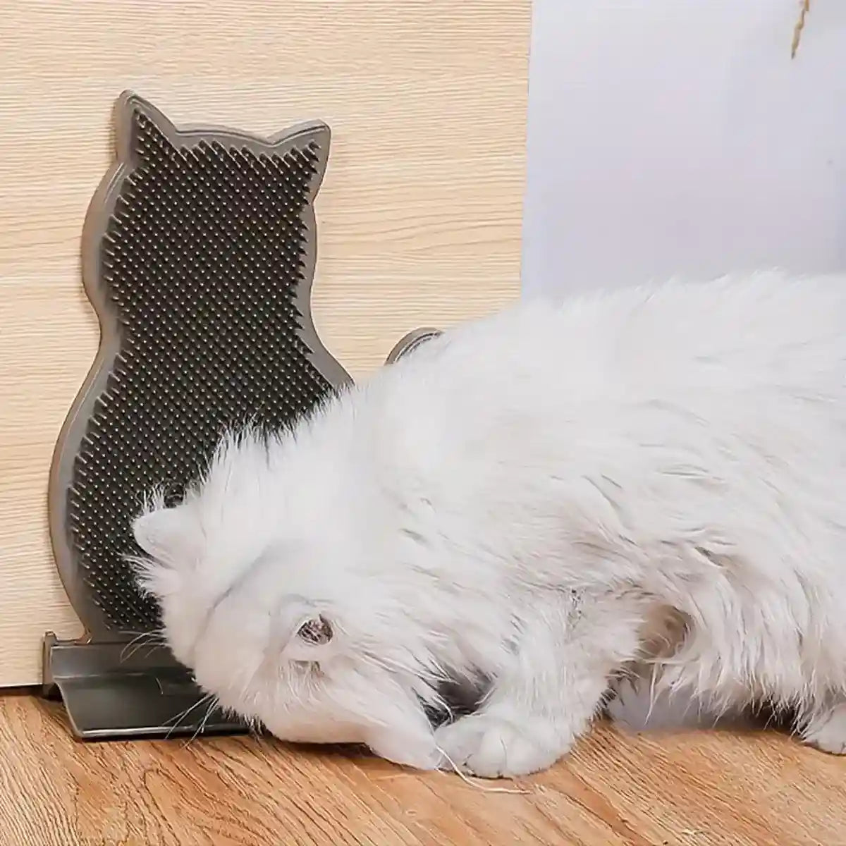 Self-Grooming Cat Hair Scraper Fixed Massage Brush for Shedding