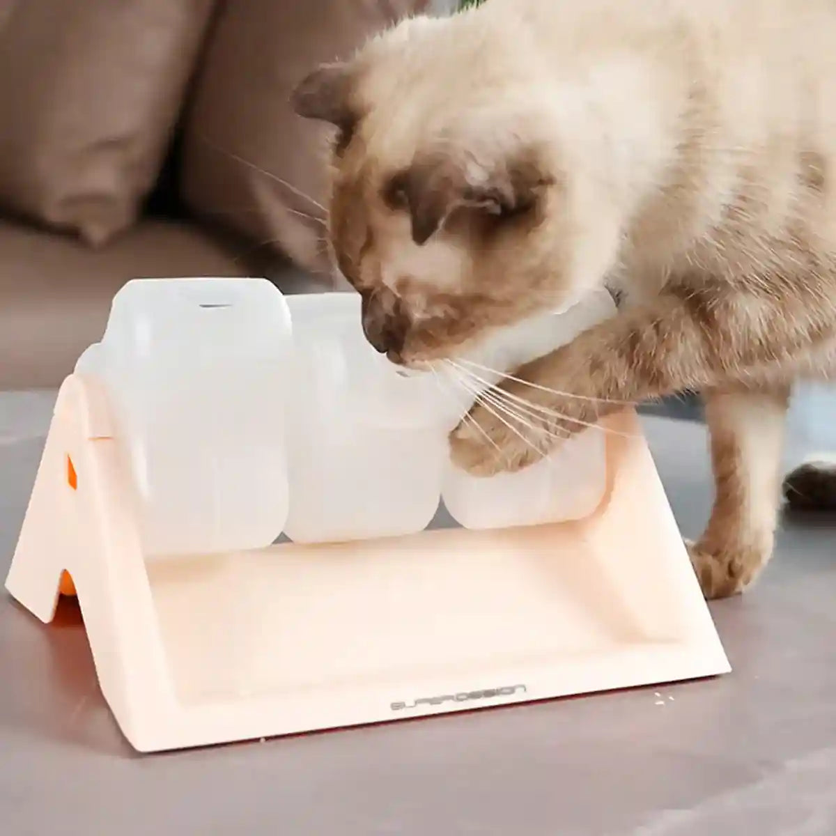 Interactive Pet Food Dispenser Toy Rotating Slow Feeder for Cats & Dogs