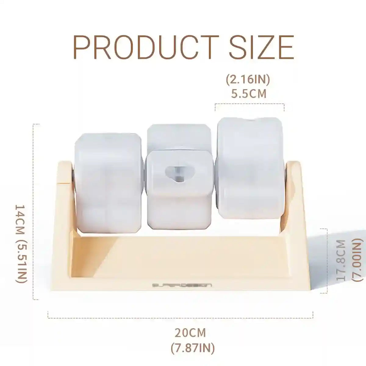 Interactive Pet Food Dispenser Toy Rotating Slow Feeder for Cats & Dogs