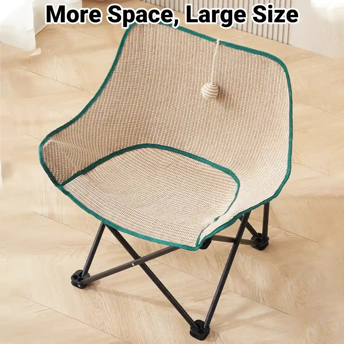 Moon Chair for Cats and Humans – Foldable Scratch-Resistant Lounge Seat