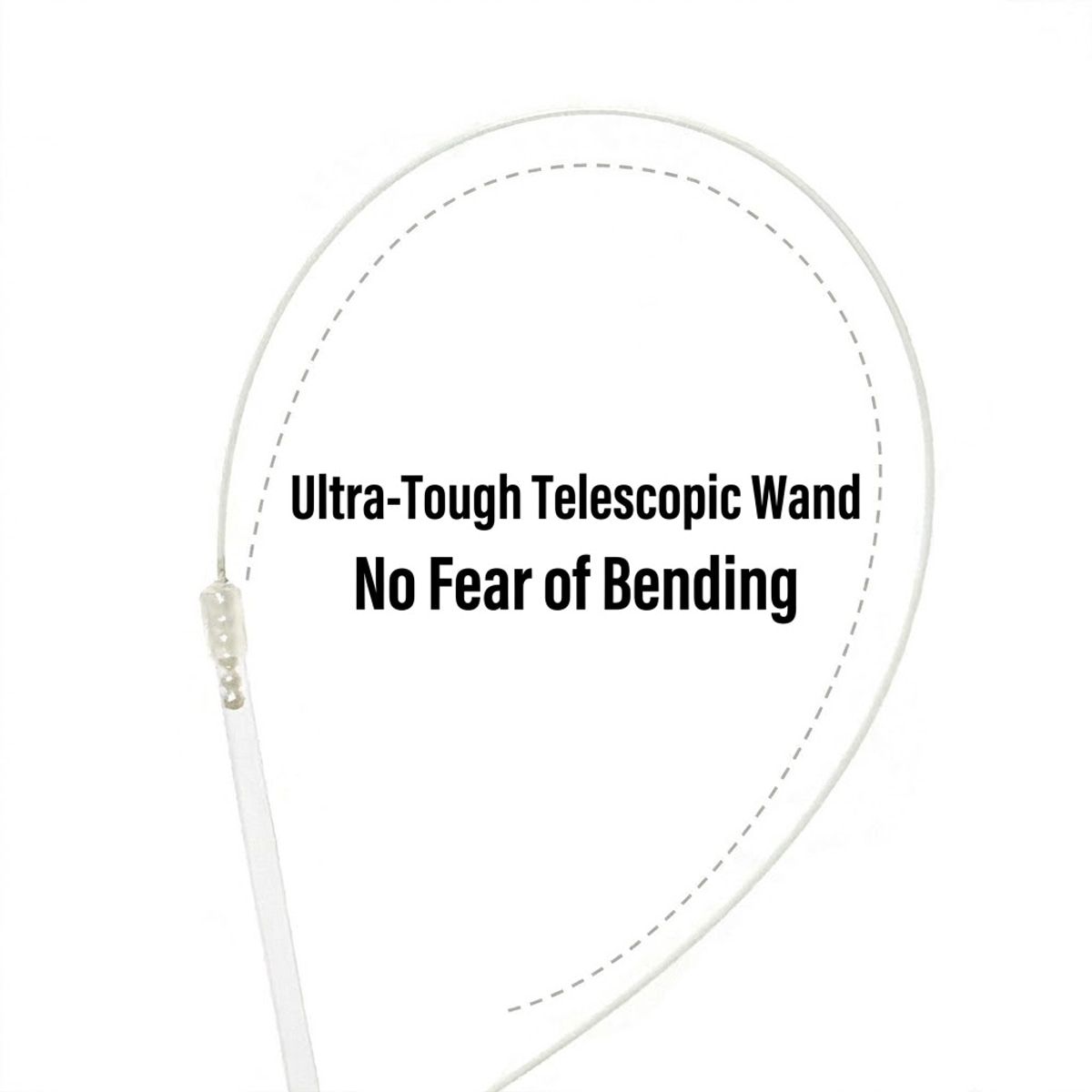 100cm Retractable Ostrich Feather Cat Wand