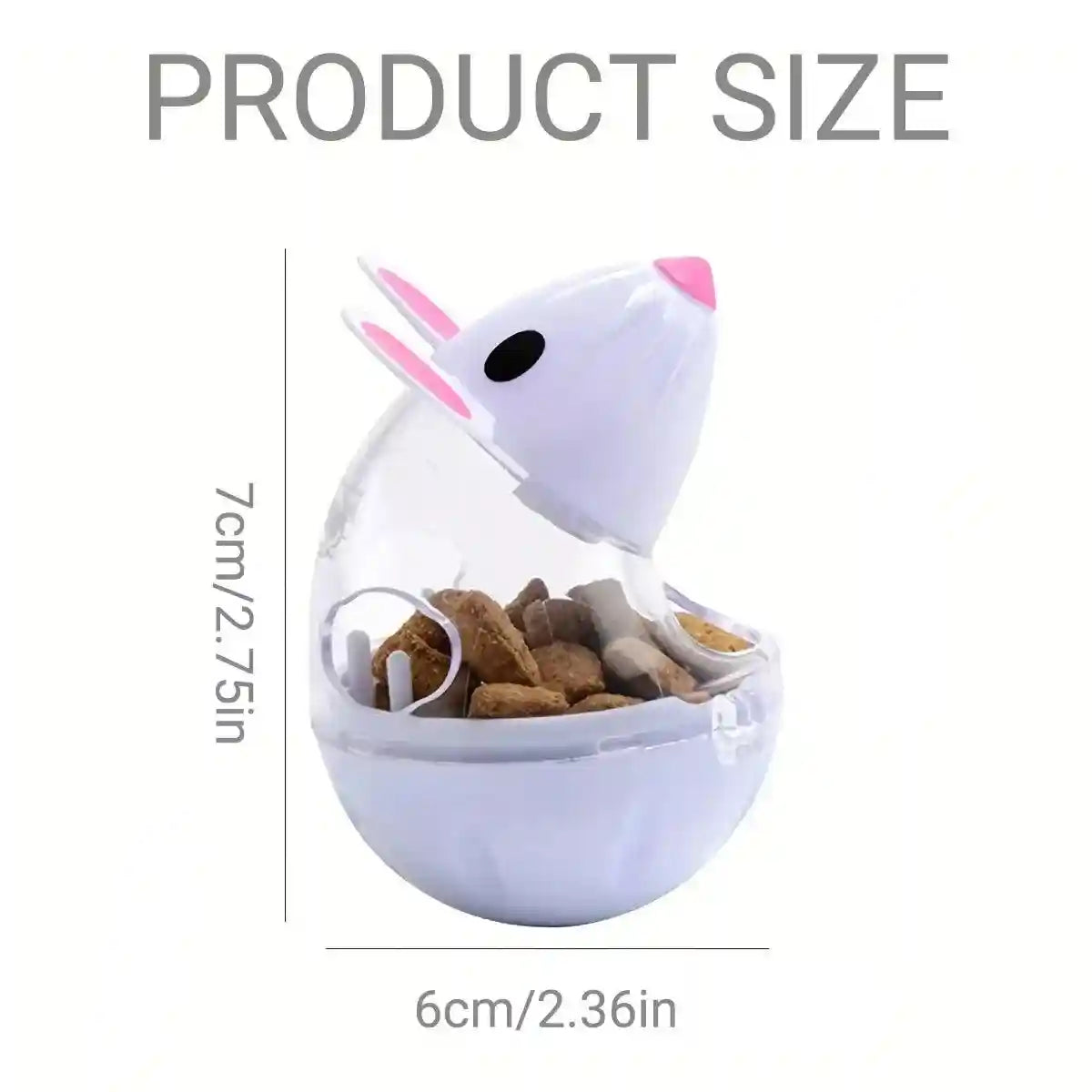 Interactive Cat Treat Dispenser Slow Feeder & Fun Mouse Toy