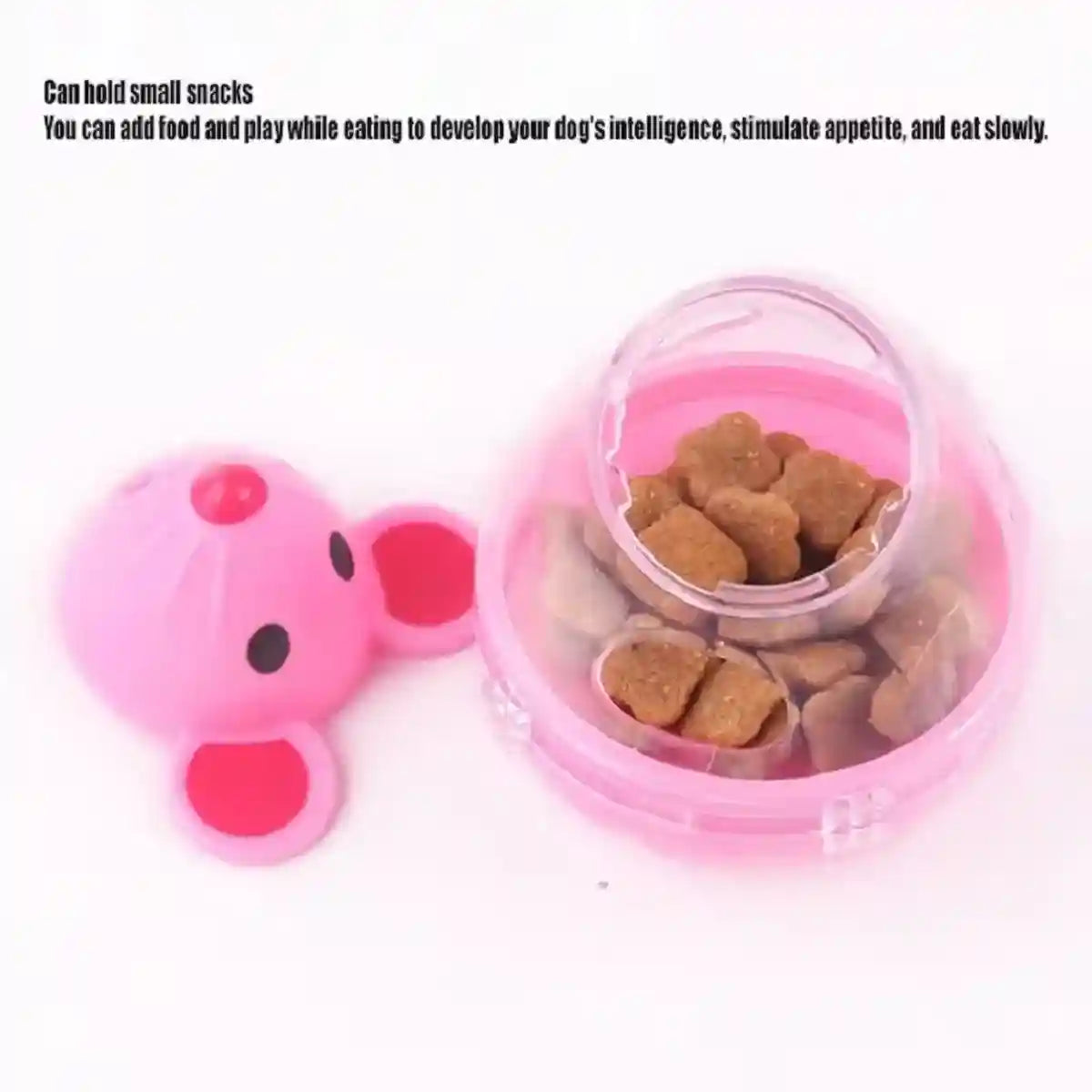 Interactive Cat Treat Dispenser Slow Feeder & Fun Mouse Toy
