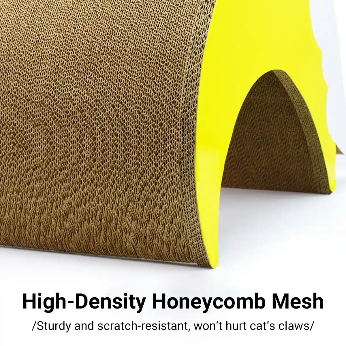 Moon Shape Cat Scratching Lounge with Cloud Base