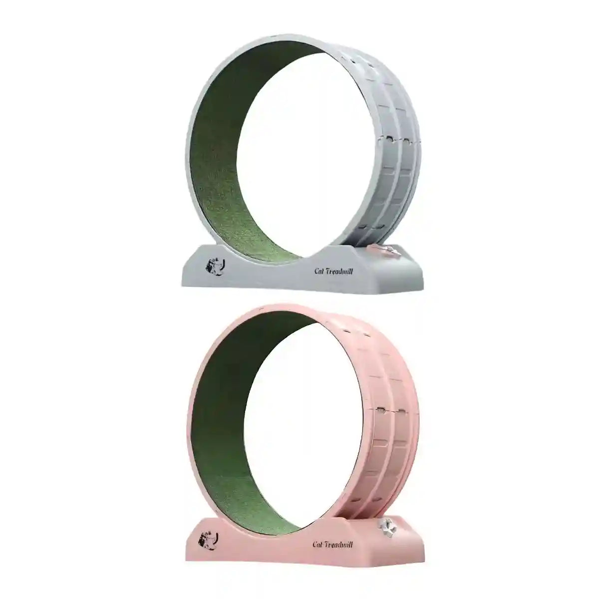 Cat Wheel Running Toy Fitness Exerciser Workout Treadmill Machine Circle Wood