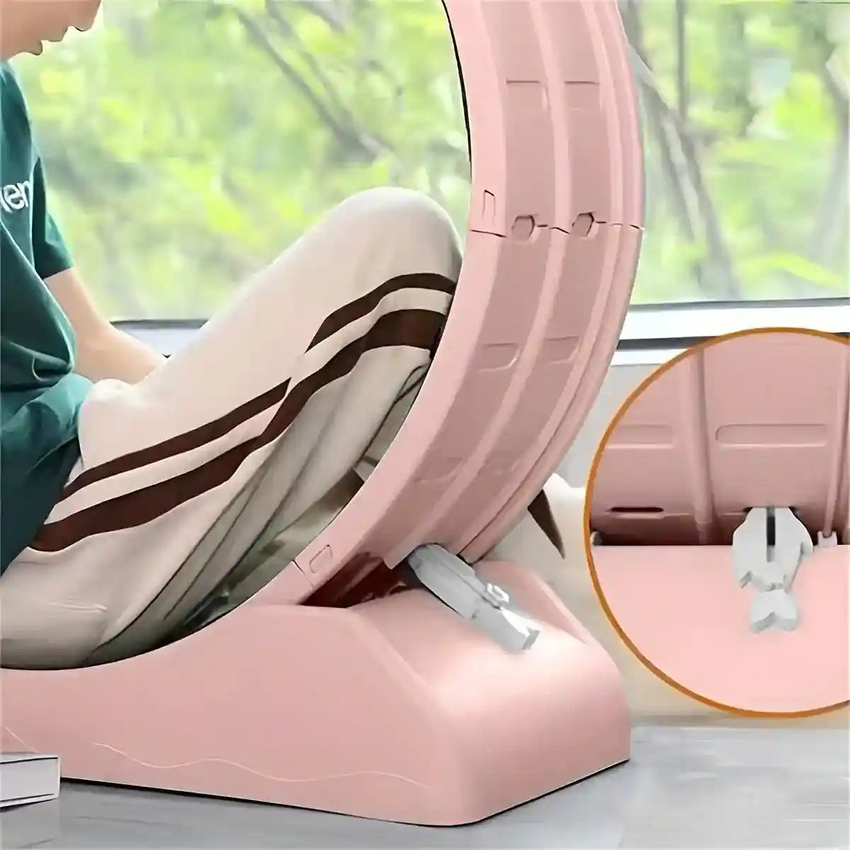 Cat Wheel Running Toy Fitness Exerciser Workout Treadmill Machine Circle Wood