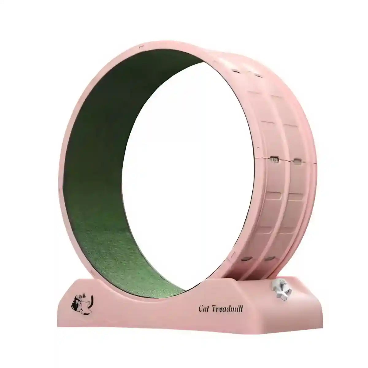 Cat Wheel Running Toy Fitness Exerciser Workout Treadmill Machine Circle Wood