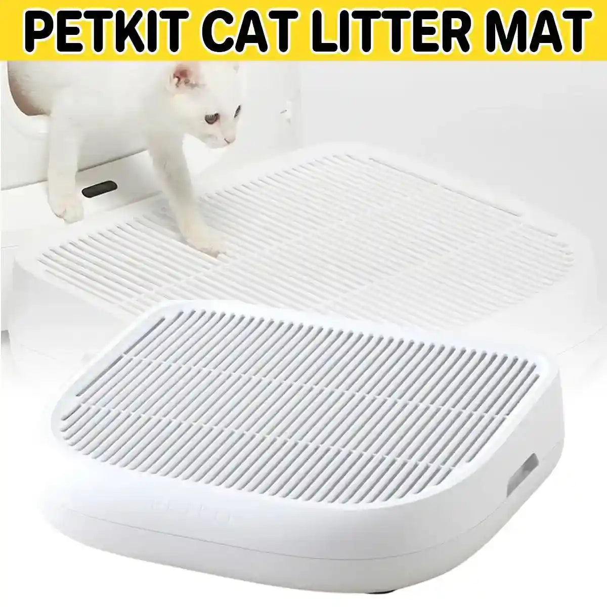 PETKIT Cat Litter Mat Non-Slip Durable & Sand Collection Pad