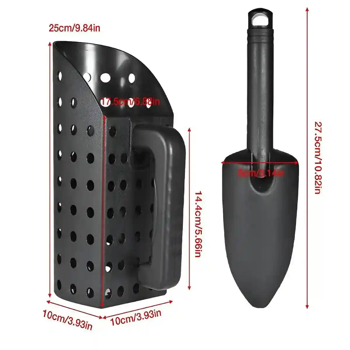 Multi-Use Sand Scoop Shovel Set for Beach or Cat Litter Cleaning