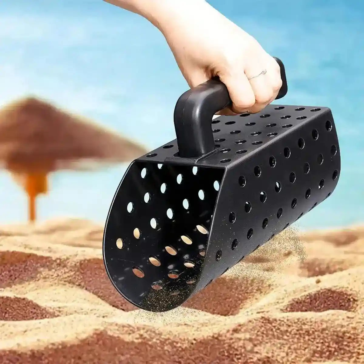 Multi-Use Sand Scoop Shovel Set for Beach or Cat Litter Cleaning
