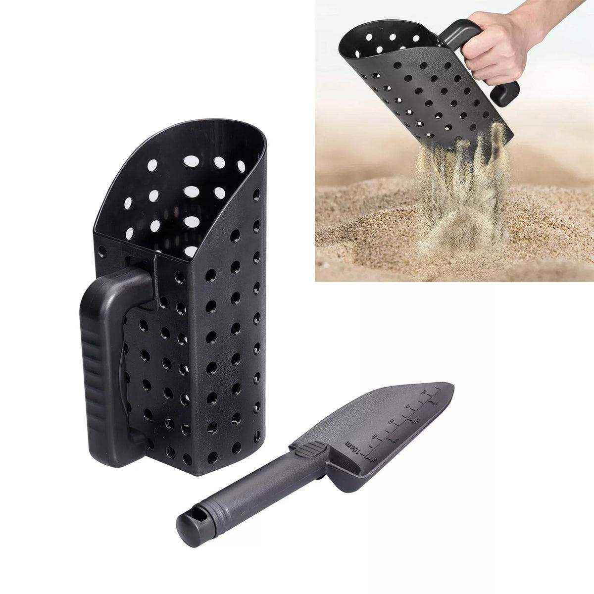 Multi-Use Sand Scoop Shovel Set for Beach or Cat Litter Cleaning