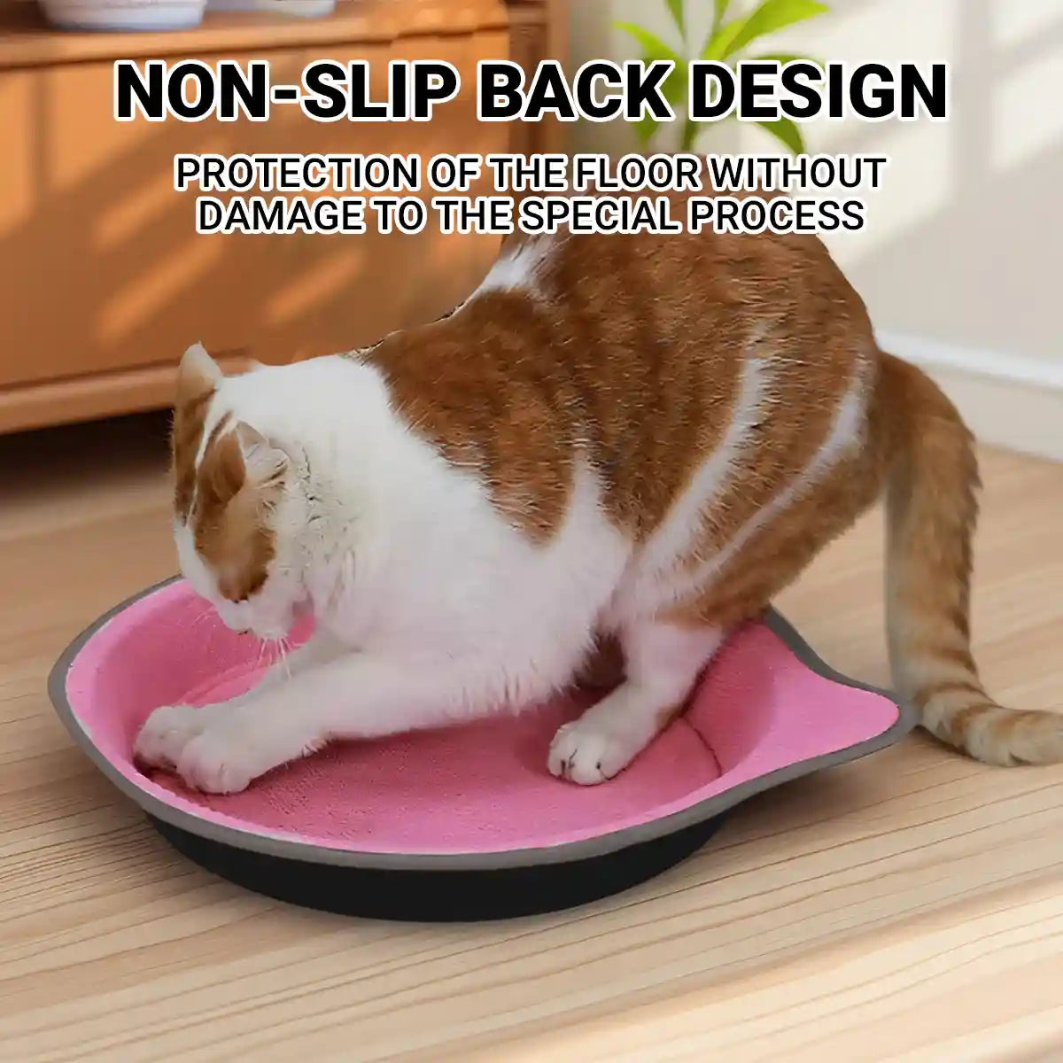 Paper Cat Scratching Board Multi-Use Toy Scratcher & Bed for Cats