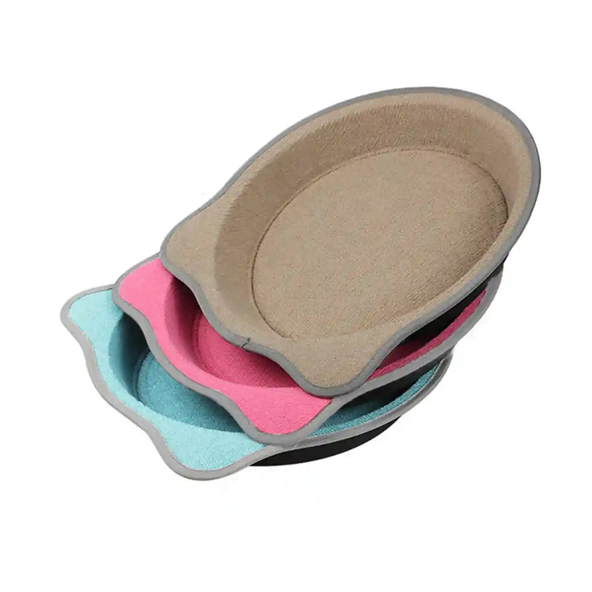 Paper Cat Scratching Board Multi-Use Toy Scratcher & Bed for Cats