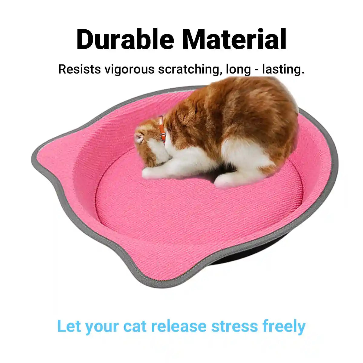 Paper Cat Scratching Board Multi-Use Toy Scratcher & Bed for Cats