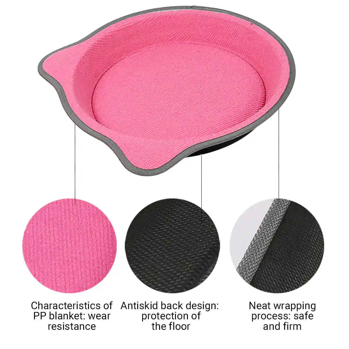 Paper Cat Scratching Board Multi-Use Toy Scratcher & Bed for Cats