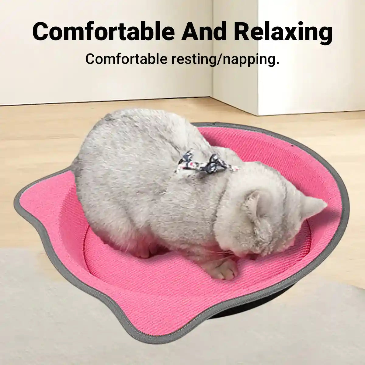 Paper Cat Scratching Board Multi-Use Toy Scratcher & Bed for Cats