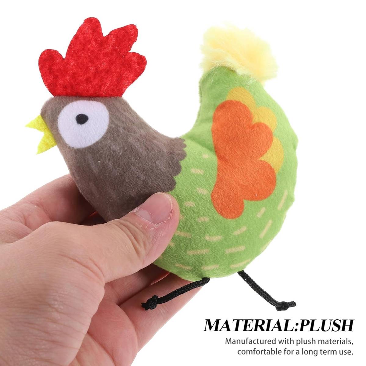 Chicken Catnip Cat Toy Plush Interactive Kitten Toy