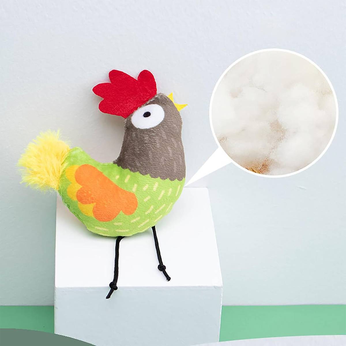 Chicken Catnip Cat Toy Plush Interactive Kitten Toy