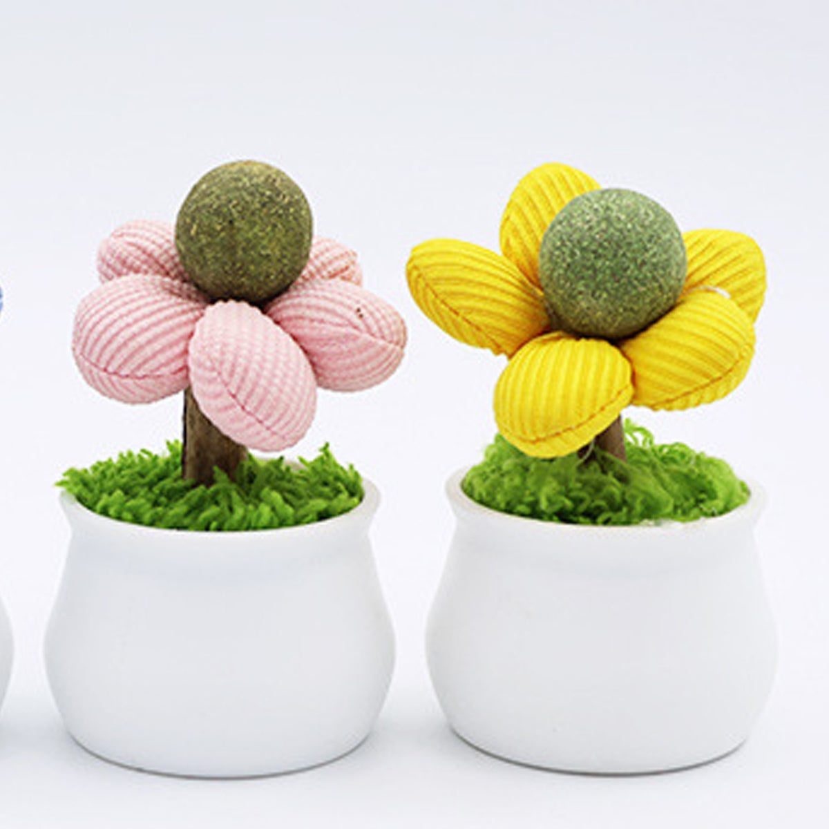 Catnip Flower Pot Toy for Cats Interactive Chew & Play Toy