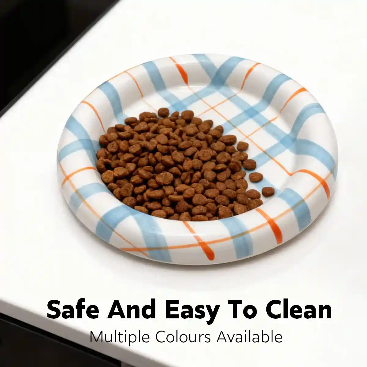 Whisker-Friendly Ceramic Cat Bowl