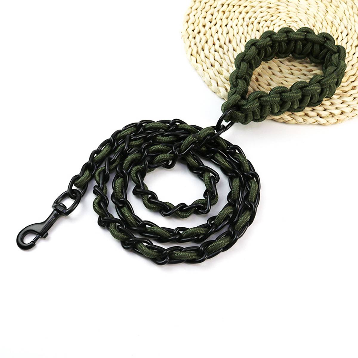 Chew Proof Dog Leash Heavy Duty Metal Chain Leash