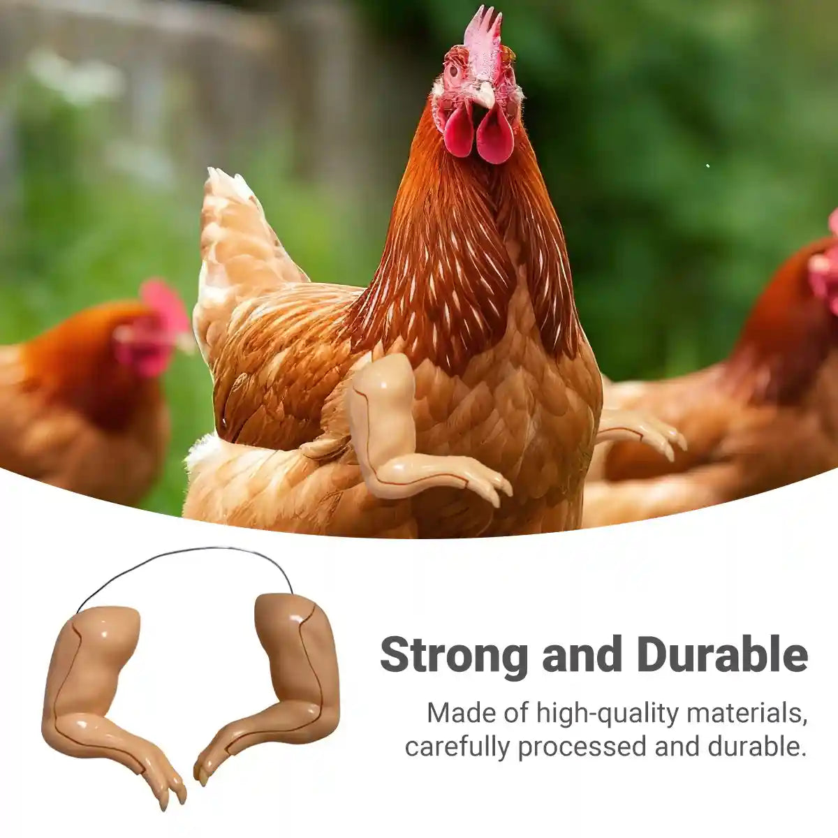 Chicken Arm Decoration Funny Rooster Costume Toy for Pets