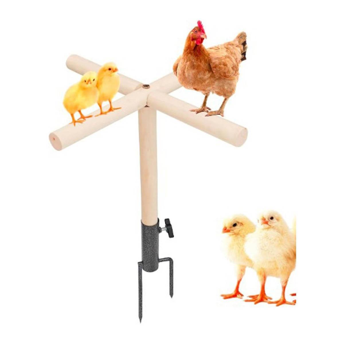 Chicken Perch Stand Outdoor Chicken Roosting Stand
