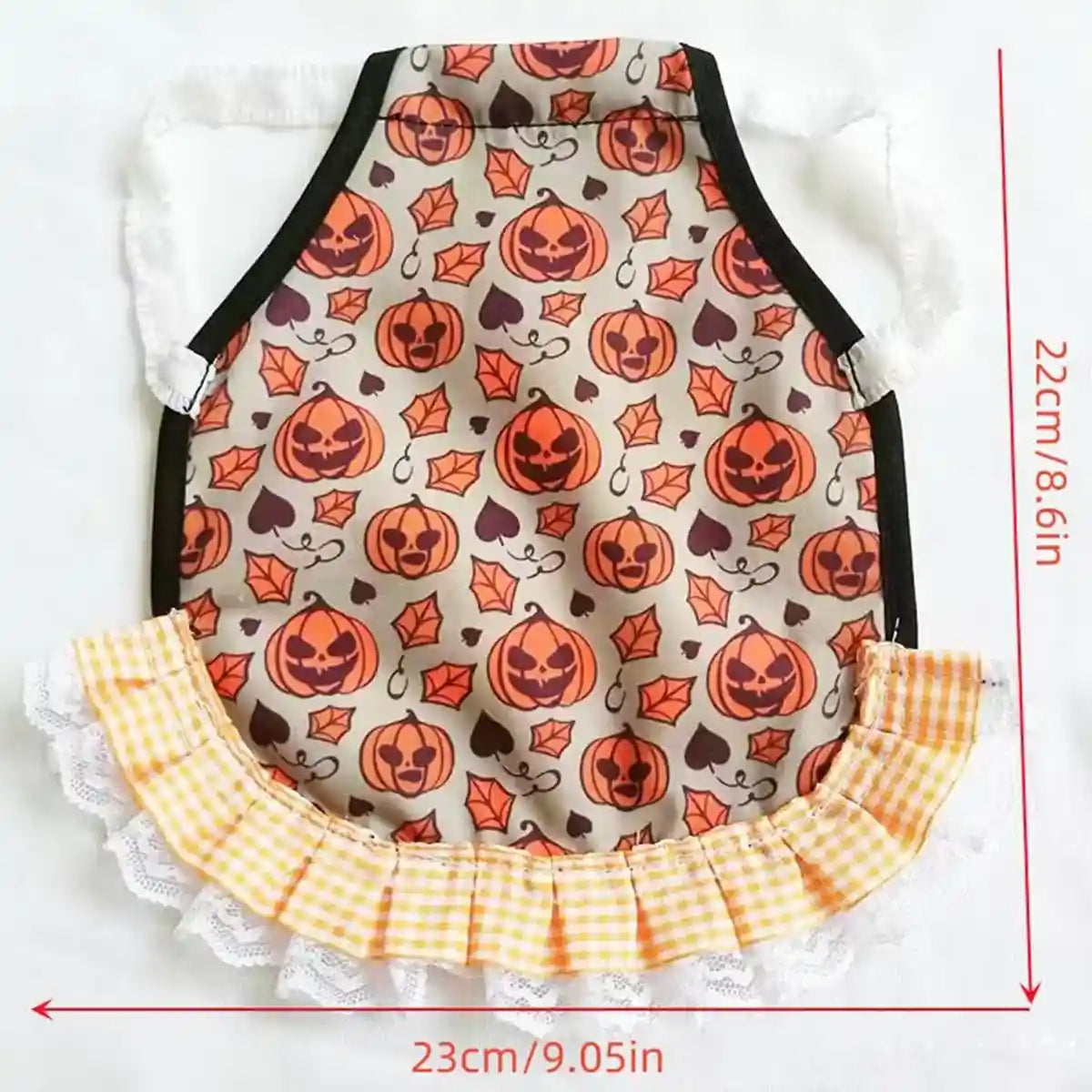 Halloween Chicken Saddle Apron with Festive Prints for Hens