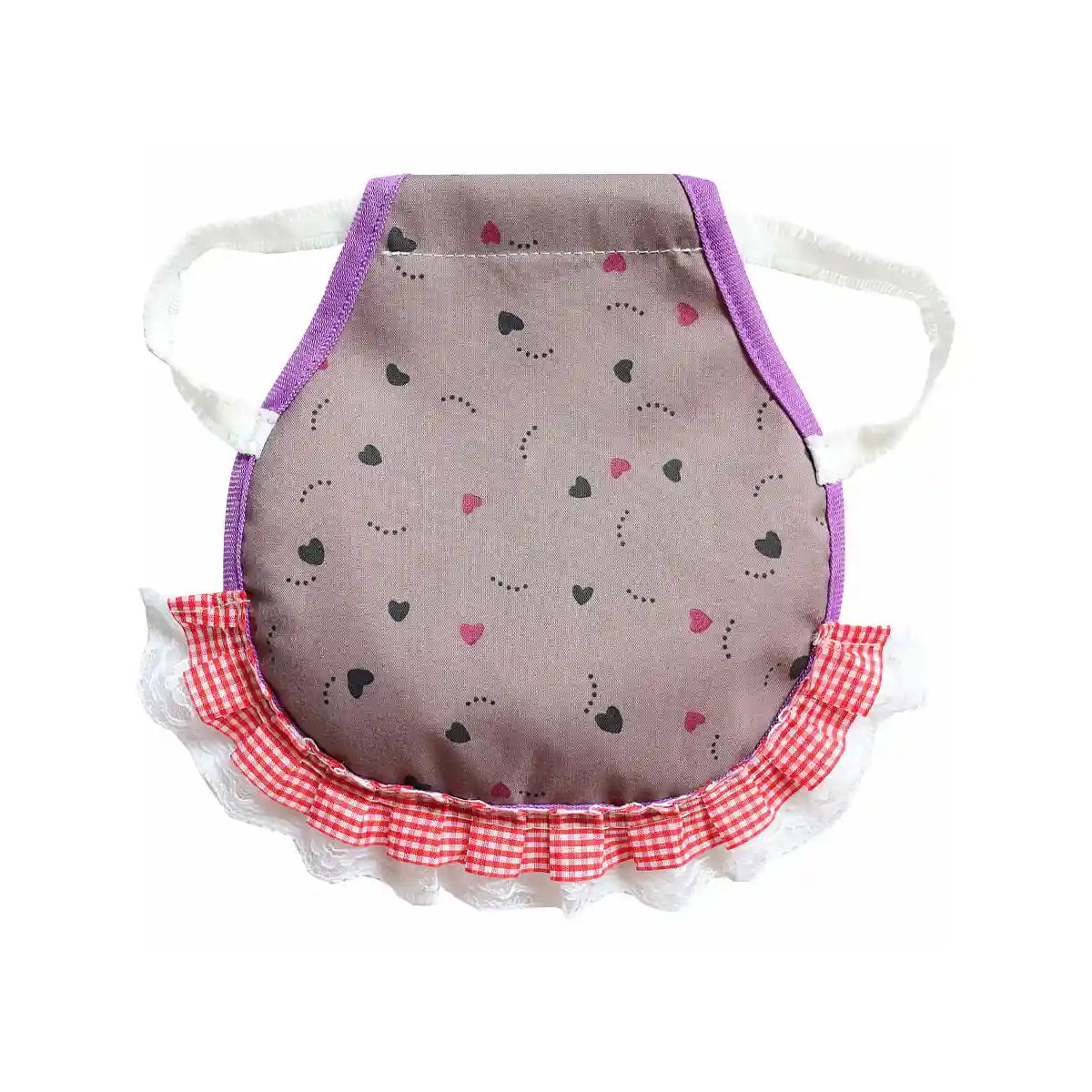 5 Pack Adjustable Chicken Saddle Aprons with Lace Trim