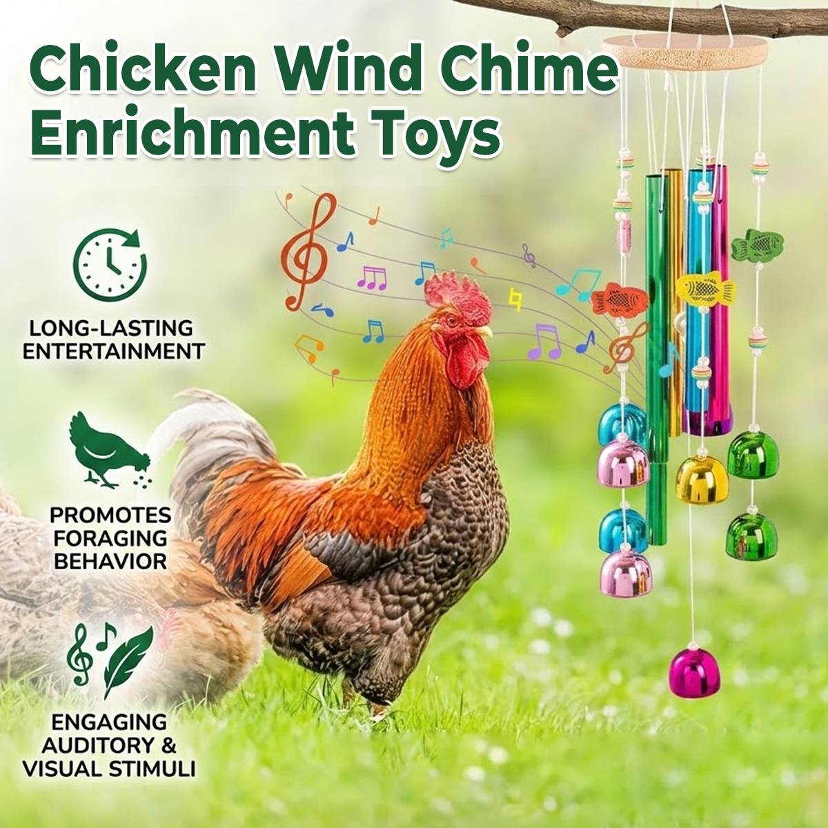 Chicken Wind Chime Toy