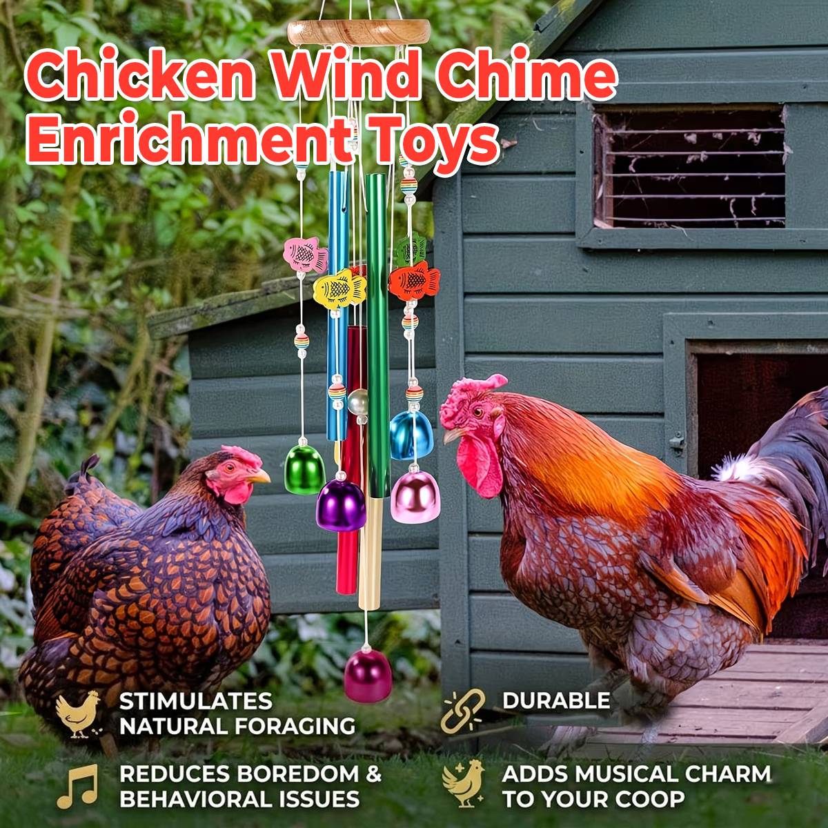 Chicken Wind Chime Toy