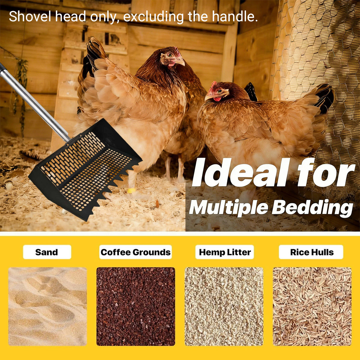 Chicken Poop Scooper Cleaning Shovel Head